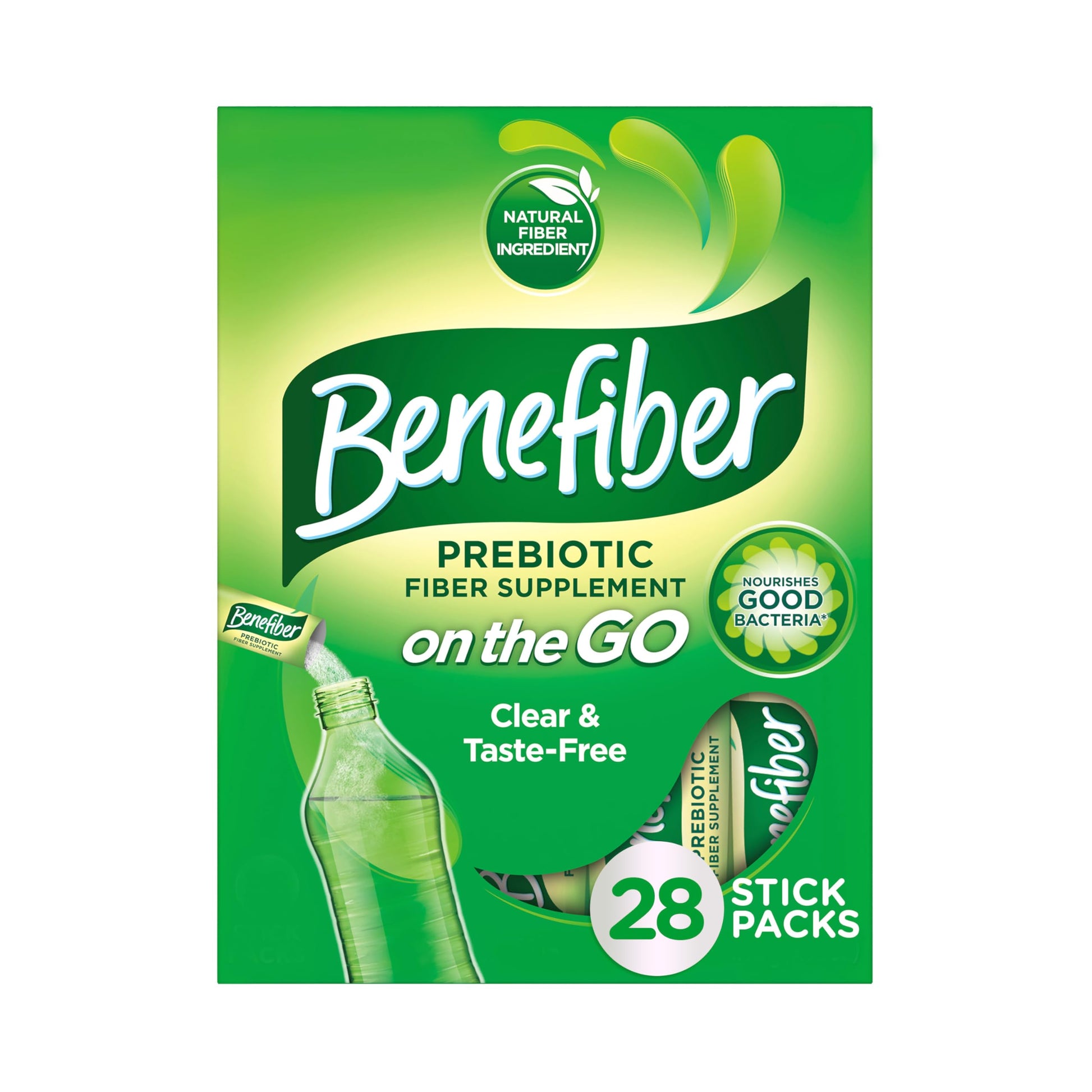 Benefiber Natural Fibre Supplement On-The-Go Stick 28 Pack